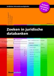 Omslag van Zoeken in juridische databanken