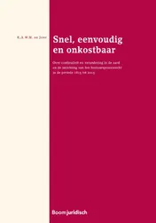 Omslag van Snel, eenvoudig en onkostbaar