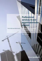 Omslag van Professional services in een organisatorische context