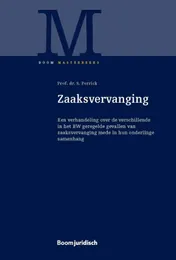 Omslag van Zaaksvervanging