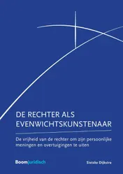 Omslag van De rechter als evenwichtskunstenaar