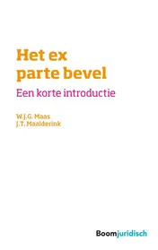 Omslag van Het ex parte bevel