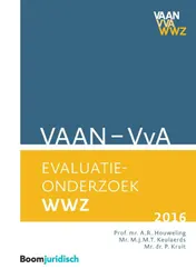 Omslag van VAAN – VvA Evaluatieonderzoek WWZ 2016