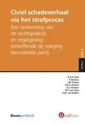Omslag van Civiel schadeverhaal via het strafproces