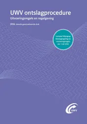 Omslag van UWV ontslagprocedure