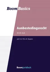 Omslag van Boom basics aanbestedingsrecht