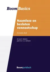 Omslag van Boom basics naamloze en besloten vennootschap
