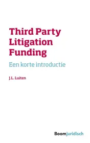 Omslag van Third party litigation funding