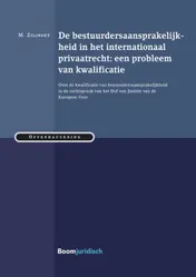 Omslag van De bestuurdersaansprakelijkheid in het internationaal privaatrecht: een probleem van kwalificatie
