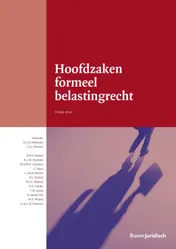 Omslag van Hoofdzaken formeel belastingrecht