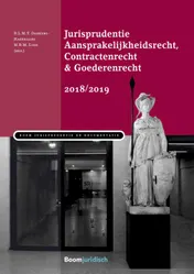 Omslag van Jurisprudentie aansprakelijkheidsrecht, contractenrecht & goederenrecht 2018/2019
