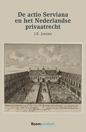 Omslag van De Actio Serviana en het Nederlandse privaatrecht