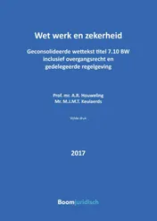 Omslag van Wet werk en zekerheid 2017