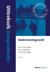 Omslag van Uittreksels jurisprudentie ondernemingsrecht