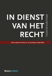 Omslag van In dienst van het recht