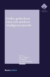 Omslag van Leidse gedachten voor een modern straf(proces)recht
