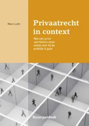 Omslag van Privaatrecht in context