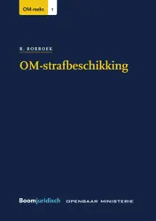 Omslag van OM-strafbeschikking