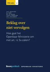 Omslag van Beklag over niet vervolgen