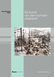 Omslag van De kunst van een humaan strafrecht