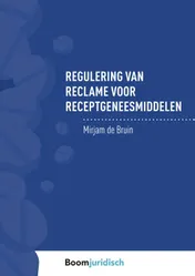 Omslag van Regulering van reclame voor receptgeneesmiddelen