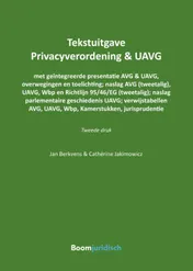 Omslag van Tekstuitgave Privacyverordening & UAVG