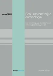Omslag van Bestuursrechtelijke criminologie