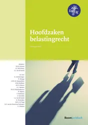 Omslag van Hoofdzaken belastingrecht
