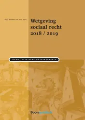 Omslag van Wetgeving sociaal recht 2018/2019