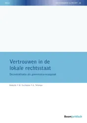 Omslag van Vertrouwen in de lokale rechtsstaat