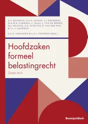 Omslag van Hoofdzaken formeel belastingrecht