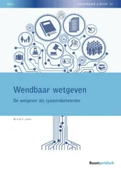Omslag van Wendbaar wetgeven
