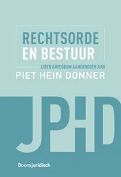 Omslag van Rechtsorde en bestuur