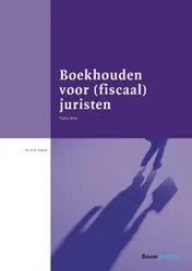 Omslag van Boekhouden voor (fiscaal) juristen