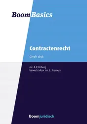 Omslag van Boom Basics Contractenrecht