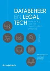 Omslag van Databeheer en legal tech
