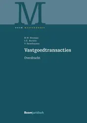 Omslag van Vastgoedtransacties
