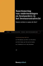 Omslag van Sanctionering van ondernemingen en bestuurders in het bestuursstrafrecht
