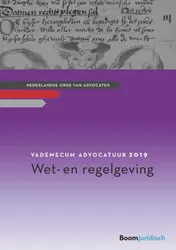 Omslag van Vademecum Advocatuur 2019