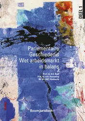 Omslag van Parlementaire Geschiedenis Wet arbeidsmarkt in balans