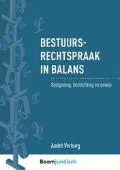 Omslag van Bestuursrechtspraak in balans
