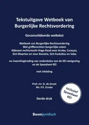 Omslag van Tekstuitgave Wetboek van Burgerlijke Rechtsvordering
