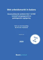 Omslag van Wet arbeidsmarkt in balans