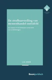 Omslag van De strafbaarstelling van mensenhandel ontrafeld