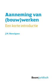 Omslag van Aanneming van (bouw)werken