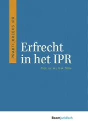 Omslag van Erfrecht in het IPR