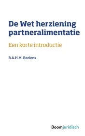 Omslag van De Wet Herziening Partneralimentatie