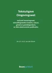 Omslag van Tekstuitgave Omgevingswet