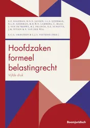 Omslag van Hoofdzaken formeel belastingrecht