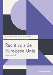 Omslag van Recht van de Europese Unie